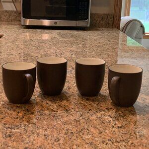 SET OF 4 NORITAKE COLORWAVE CHOCOLATE MUGS, 8046, EUC